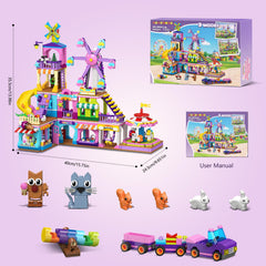 HOGOKIDS park building set detailed play scenes spark storytelling.