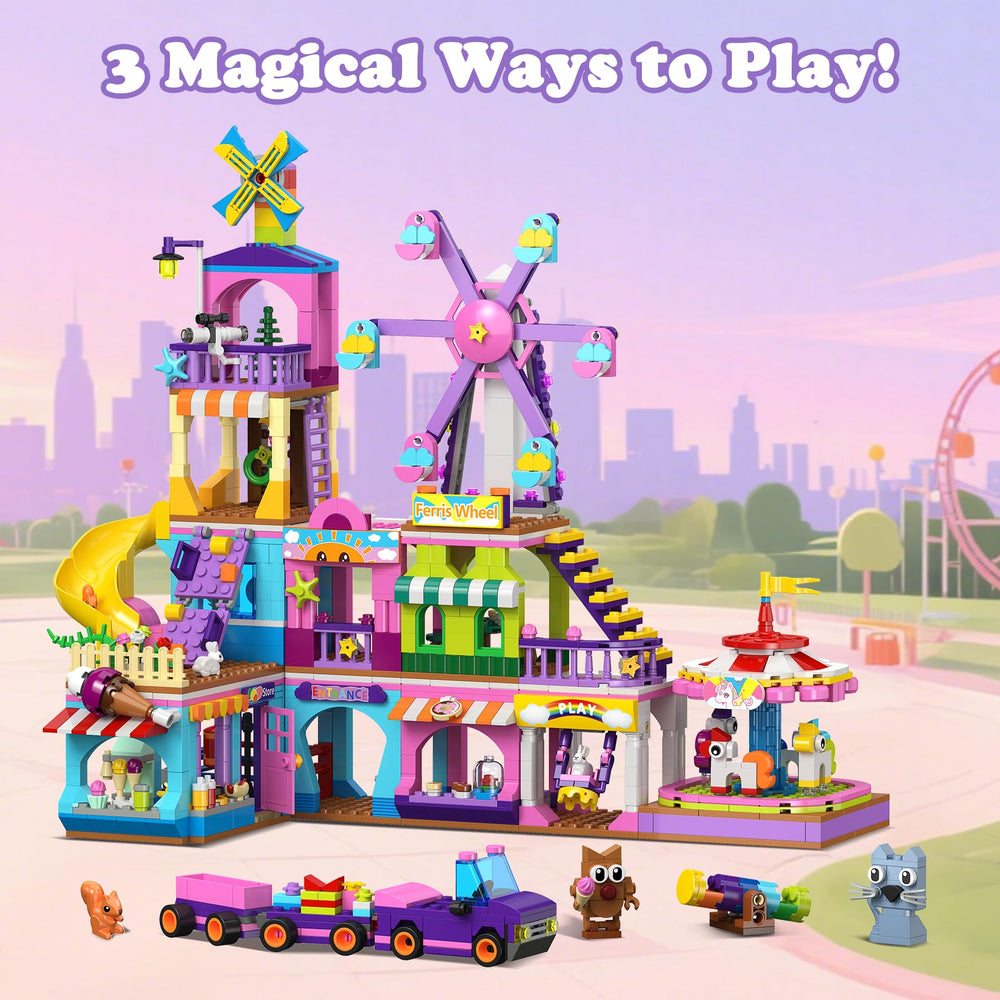 HOGOKIDS park building set instruction bags simplify assembly.