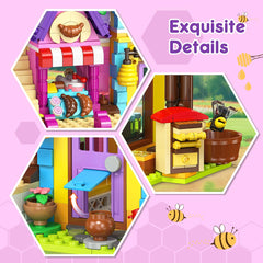 HOGOKIDS pink cart with honey jars supports storytelling.