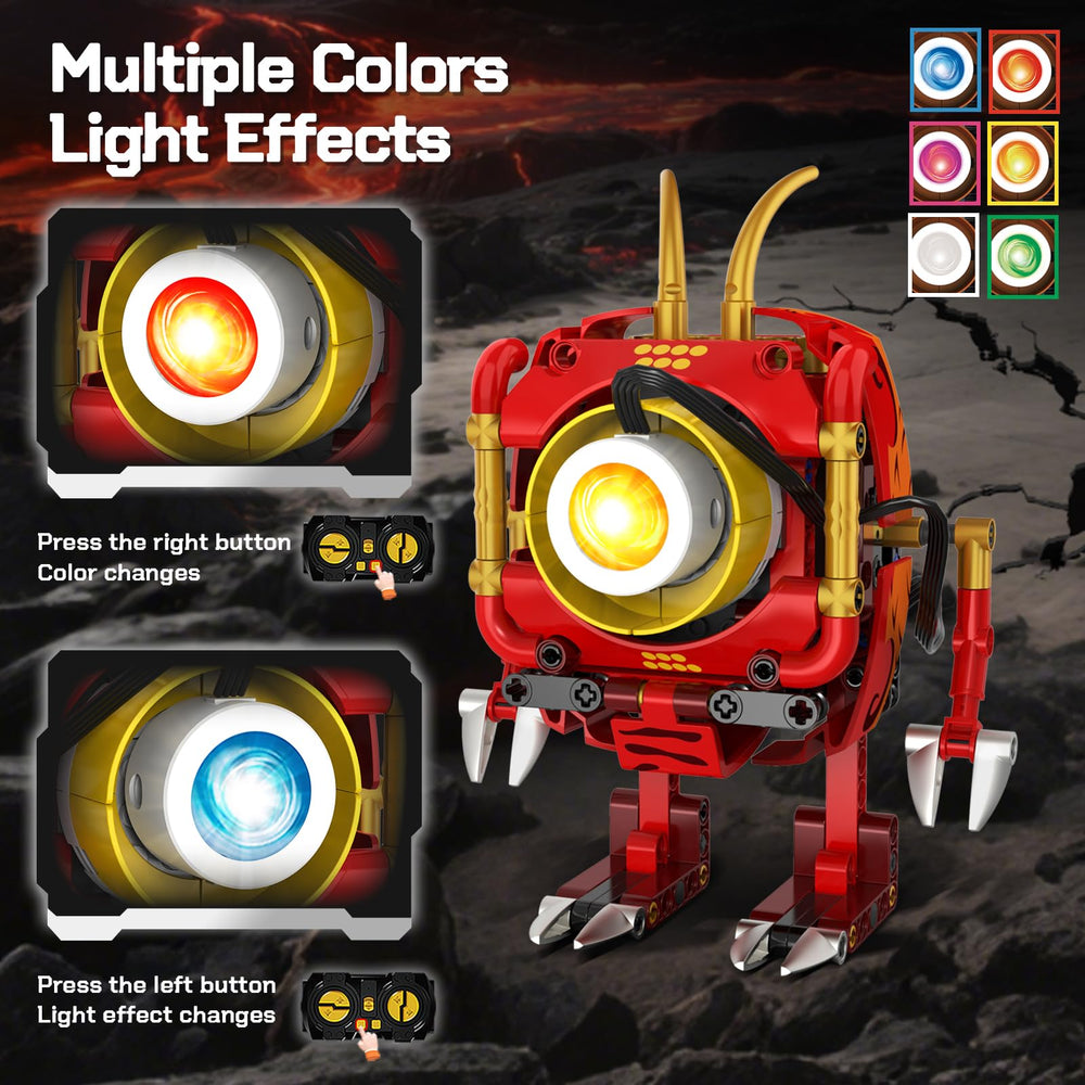 HOGOKIDS remote and app control setup for precise robot commands.