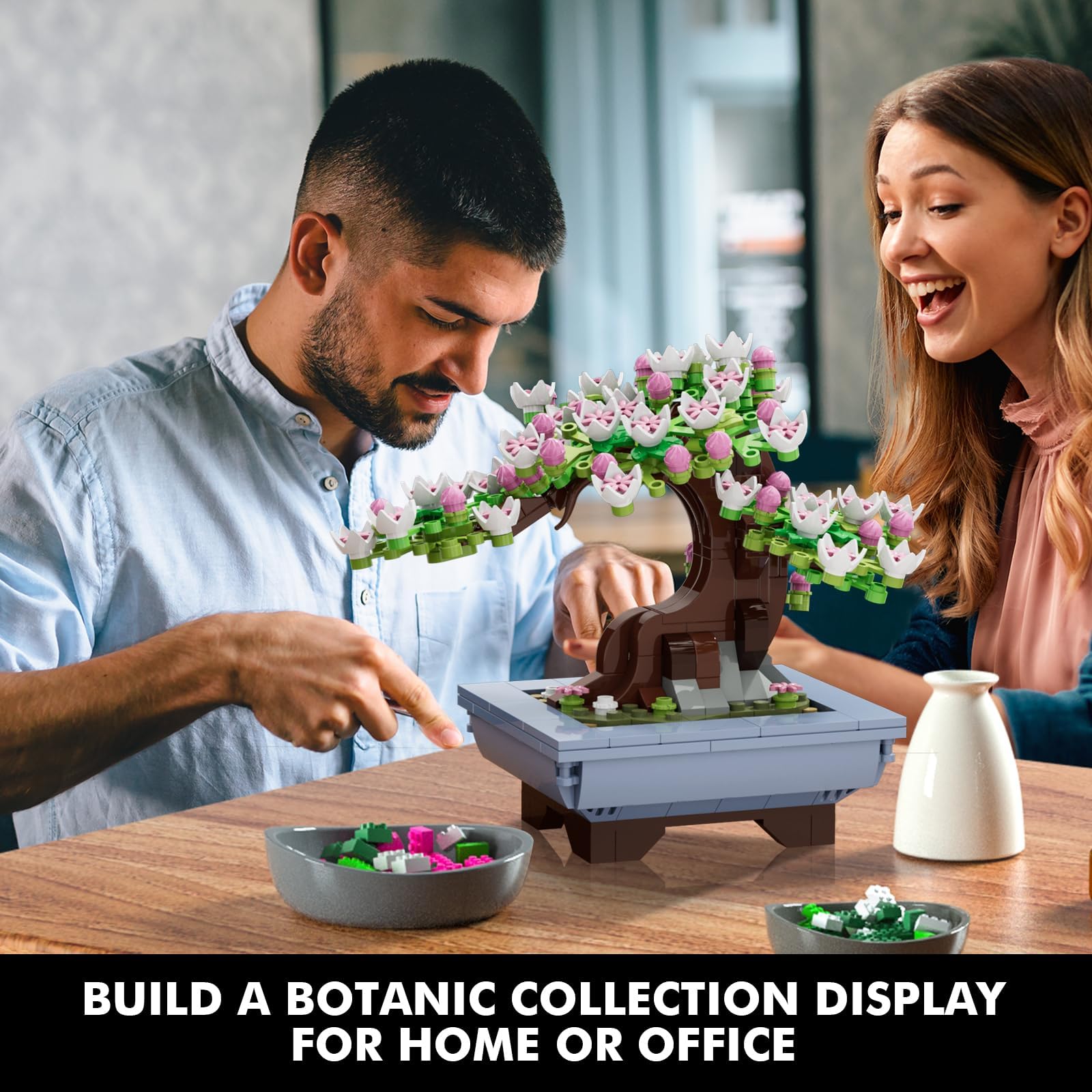 HOGOKIDS rectangular pot design creates stable, stylish home décor display