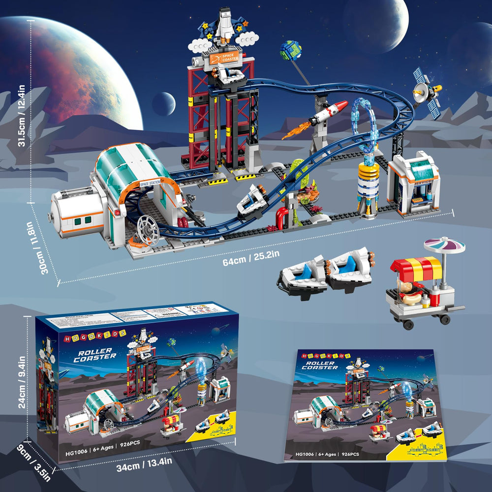 HOGOKIDS Space Roller Coaster camera location adds visual storytelling to pretend missions.