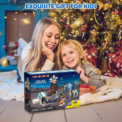 HOGOKIDS Space Roller Coaster space capsule boarding-points invite group play and storytelling.