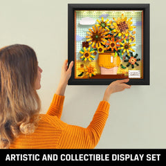 HOGOKIDS Sunflower frame near a desk boosts creative ambiance