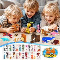HOGOKIDS tiger figure building block designed for creative assembly and birthday fun.