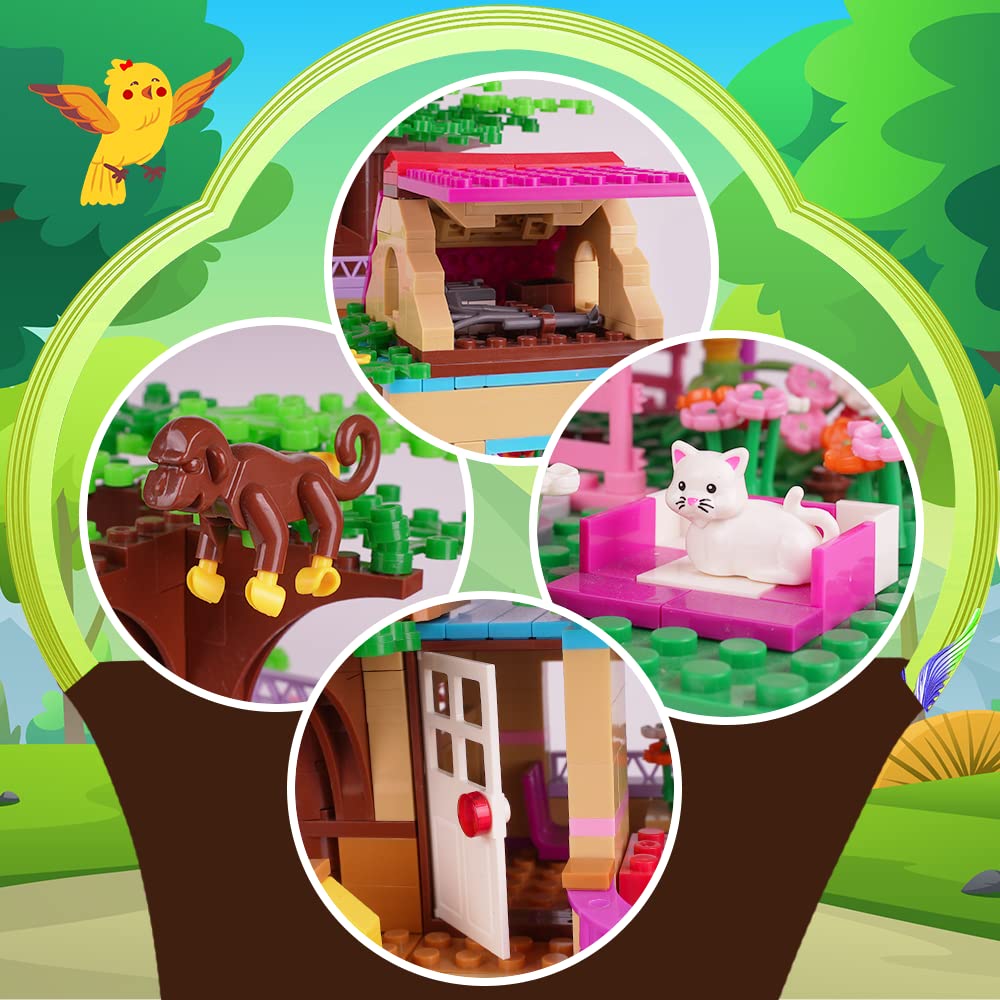 HOGOKIDS Tree House 3 floors showcase layered building and exploration