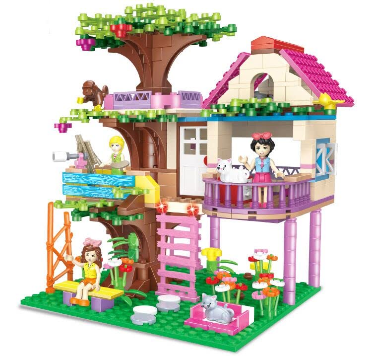 HOGOKIDS Tree House includes bird house for nature-themed play