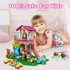 HOGOKIDS tree house three-floor design expands play options.
