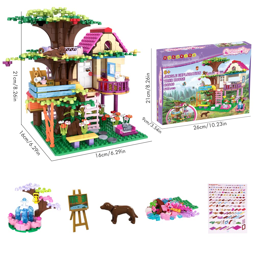 HOGOKIDS Tree House easel offers a creative display area for notes