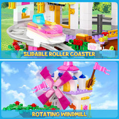 HOGOKIDS two car coaster in action delivers smooth ride experience.
