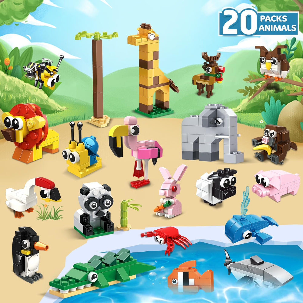 HOGOKIDS antelope blocks for color-shape learning through hands-on activity