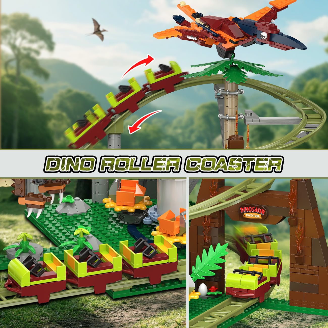 HOGOKIDS walking dinosaur model invites tactile exploration and scenes