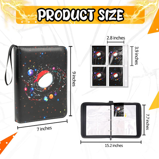 Inside HOHOM binder with 50 removable sleeves for front and back display