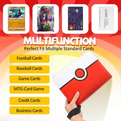 HOHOM portable collection album keeps your cards organized for travel.