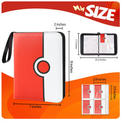 HOHOM removable sleeves protect each card while easy to swap pages.