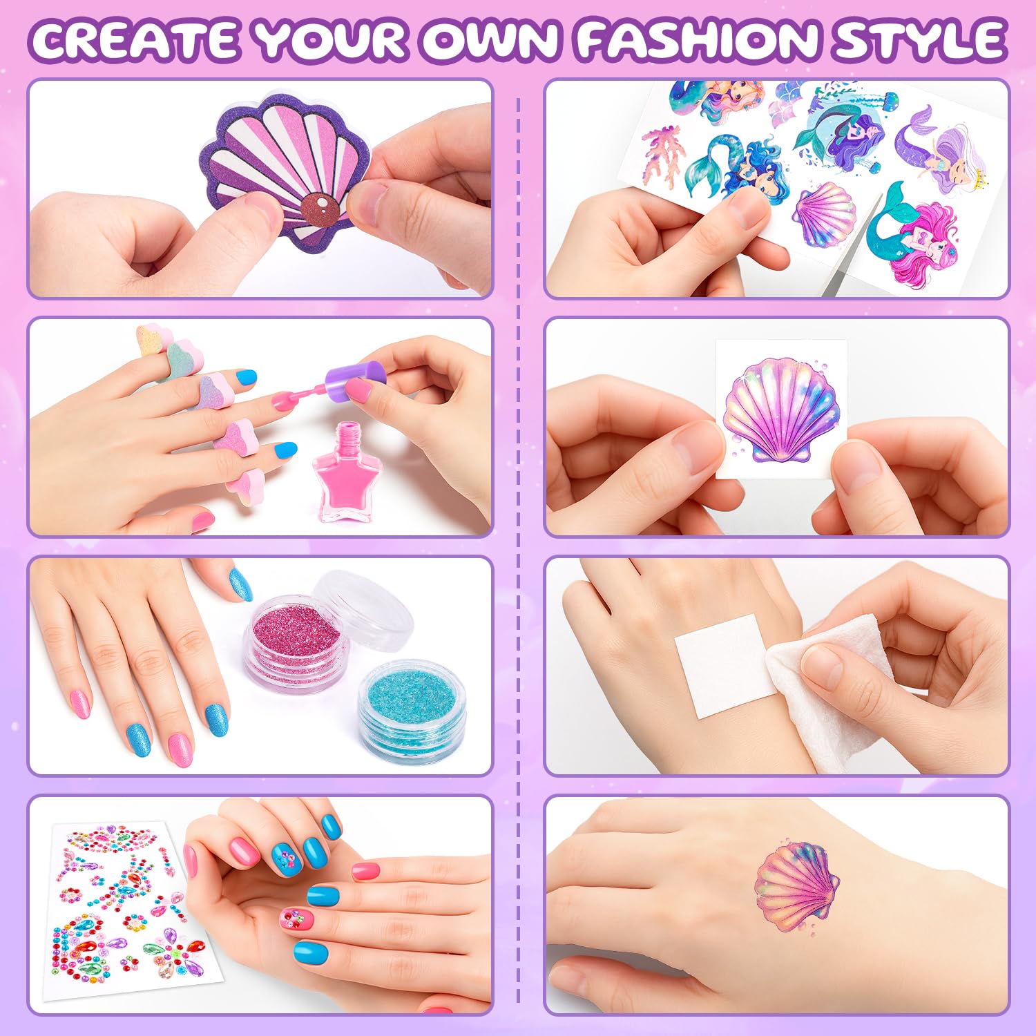 Hohosunlar glitter eyeshadows add shimmer for imaginative play