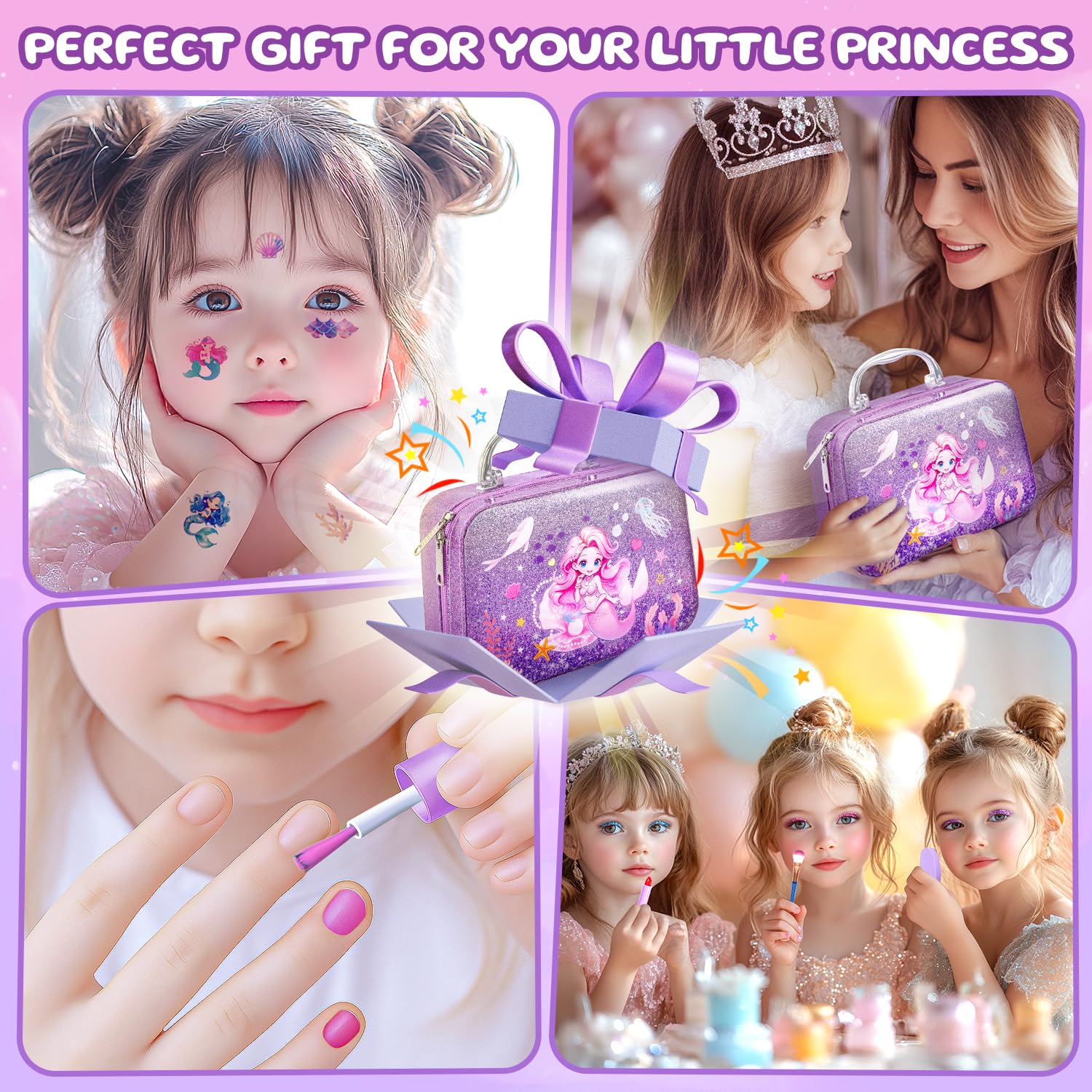 Hohosunlar nail art kit supports kid-friendly manicures