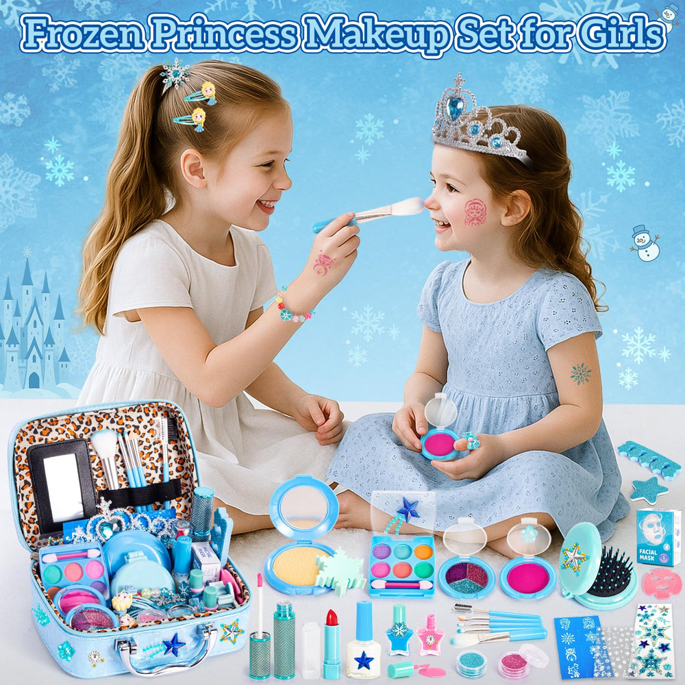 Hohosunlar portable cosmetic bag with mirror for on-the-go pretend makeup sessions
