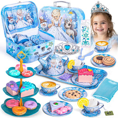 Hohosunlar tin teapot from the tea party set for imaginative play
