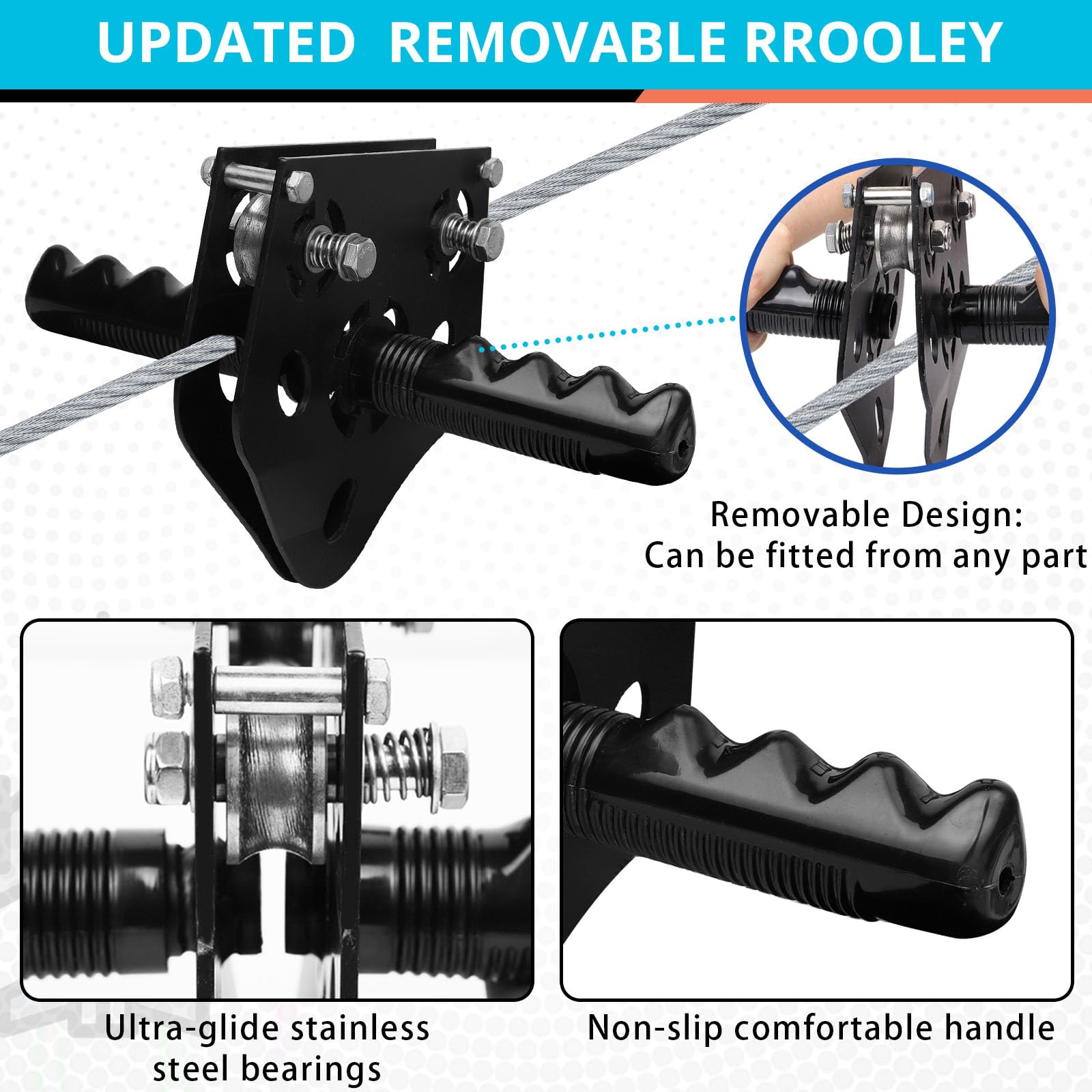 HOKINETY ultra-strong steel cable emphasizes outdoor durability