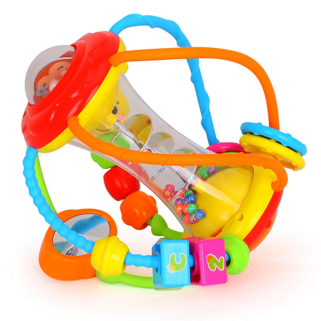 HOLA shaker ball spin offers engaging sounds for auditory exploration.