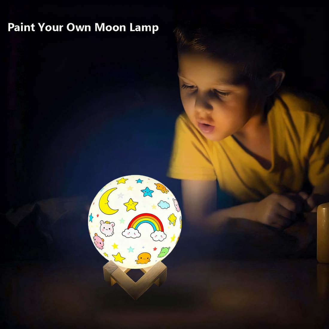 HOLA Moon Lamp Kit crafting activity inspires imagination in kids