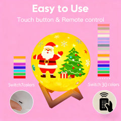 HOLA Moon Lamp Kit seven color lighting with touch switch for mood lighting
