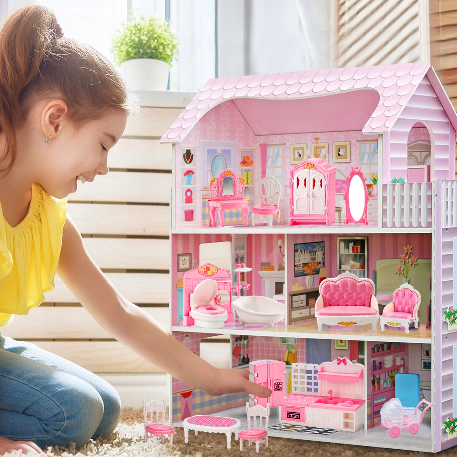 HOLABONITA kitchen accessories for role-play meal planning and tidy setups.