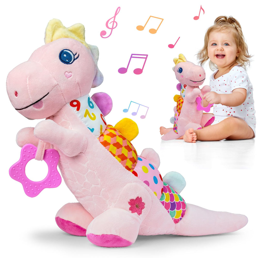 Holaxander Baby Dino plush with head music for soothing lullabies
