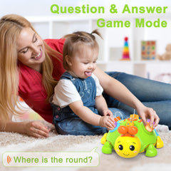 Holaxander bilingual mode button supports early language exposure in English and Spanish.