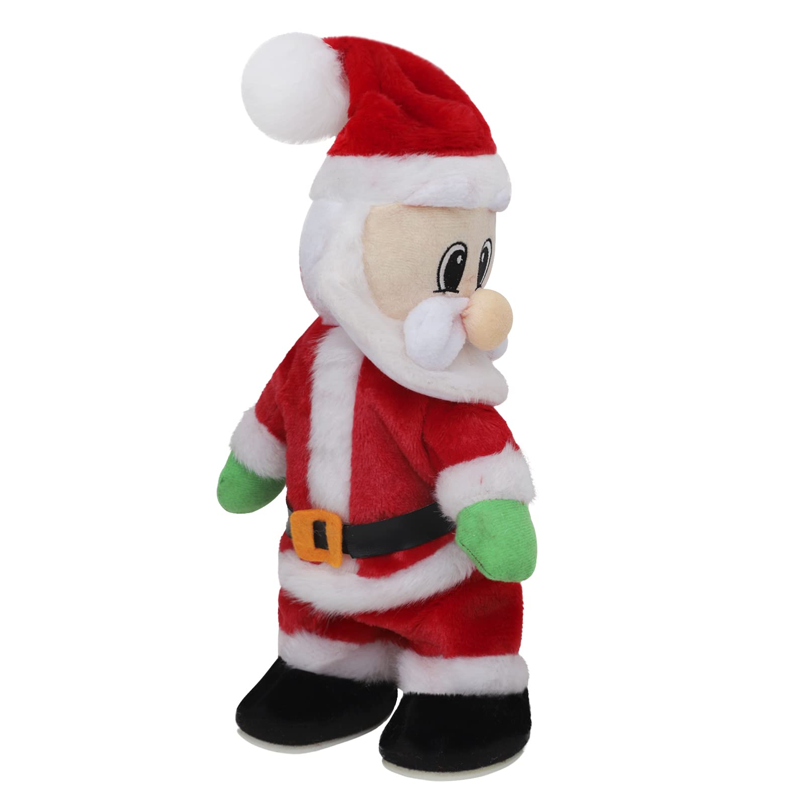 Holiberty Christmas singing Santa doll with battery-powered movement for interactive fun.