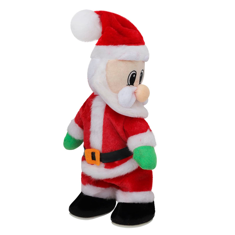 Holiberty Christmas singing Santa doll with battery-powered movement for interactive fun.