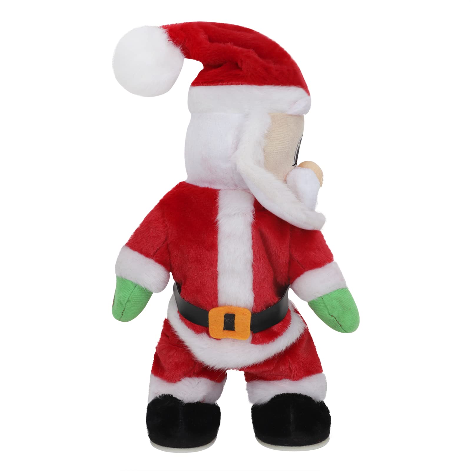 Holiberty plush Santa decor figure adds playful energy to homes and offices.