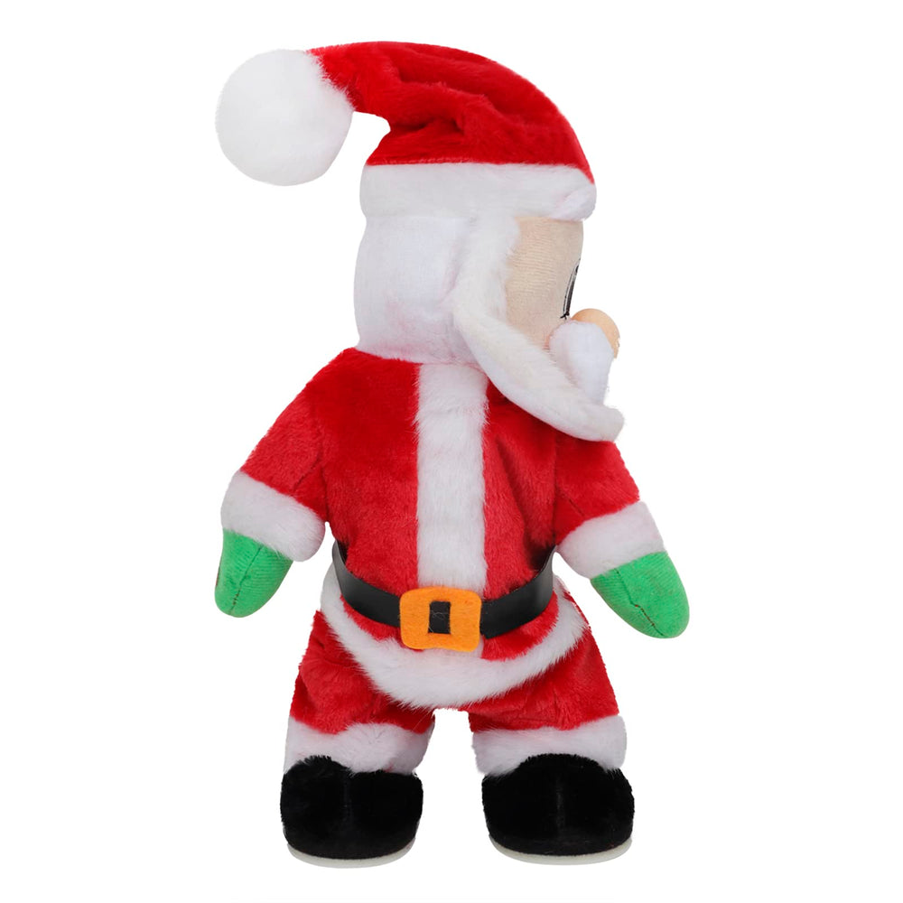 Holiberty plush Santa decor figure adds playful energy to homes and offices.