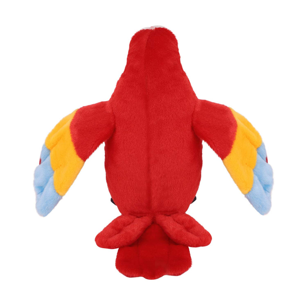 Holiberty Talking Macaw Parrot Plush head-turn angle shows lifelike charm