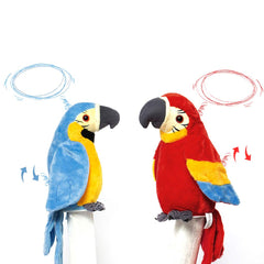 Holiberty Talking Macaw Parrot Plush perfect for home play and learning