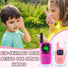 Holiky pink walkie talkie 1000ft range enables outdoor fun and social play.