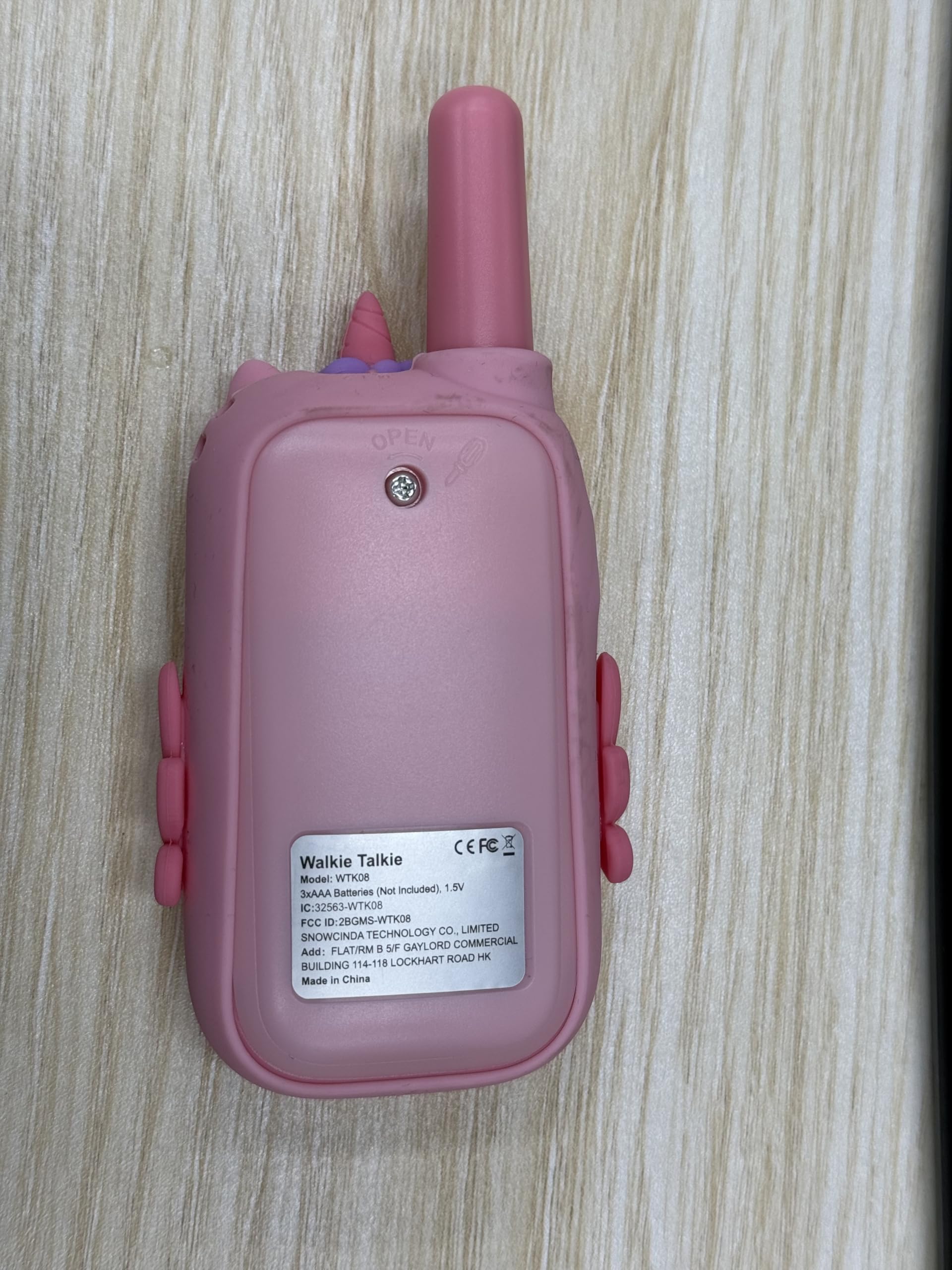 Holiky pink walkie talkie gift set idea for kids ages 3 and up.