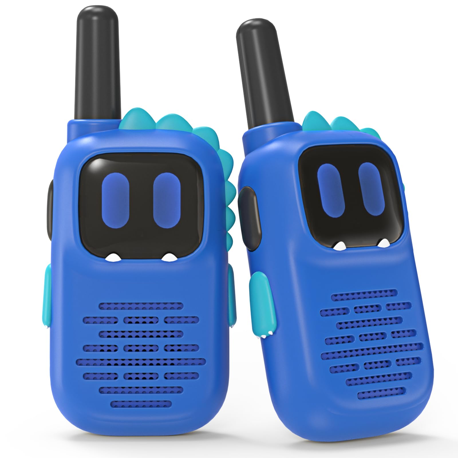 Holiky walkie talkie with dinosaurs silicone sleeve for durable kids play