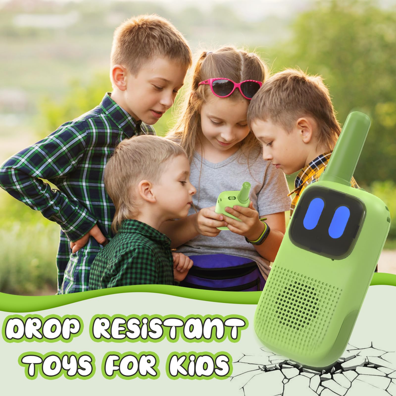 Holiky durable ABS construction withstands bumps during active outdoor play.