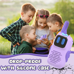 Holiky two-channel walkie talkie for simple kid-friendly use