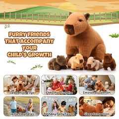 Hollowfly capybara baby plush color-4 perfect as a soft decor accent