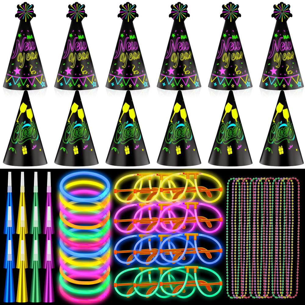 Hollowfly cone neon hats brighten photos and spark party energy.