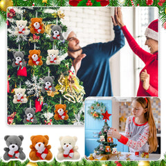 Hollowfly hanging bear plush to adorn trees, backpacks, or decor.