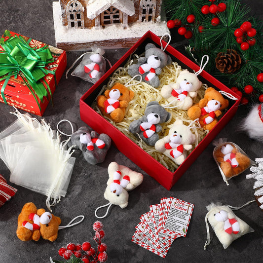 Hollowfly story cards with candy cane motif to share the holiday tale.