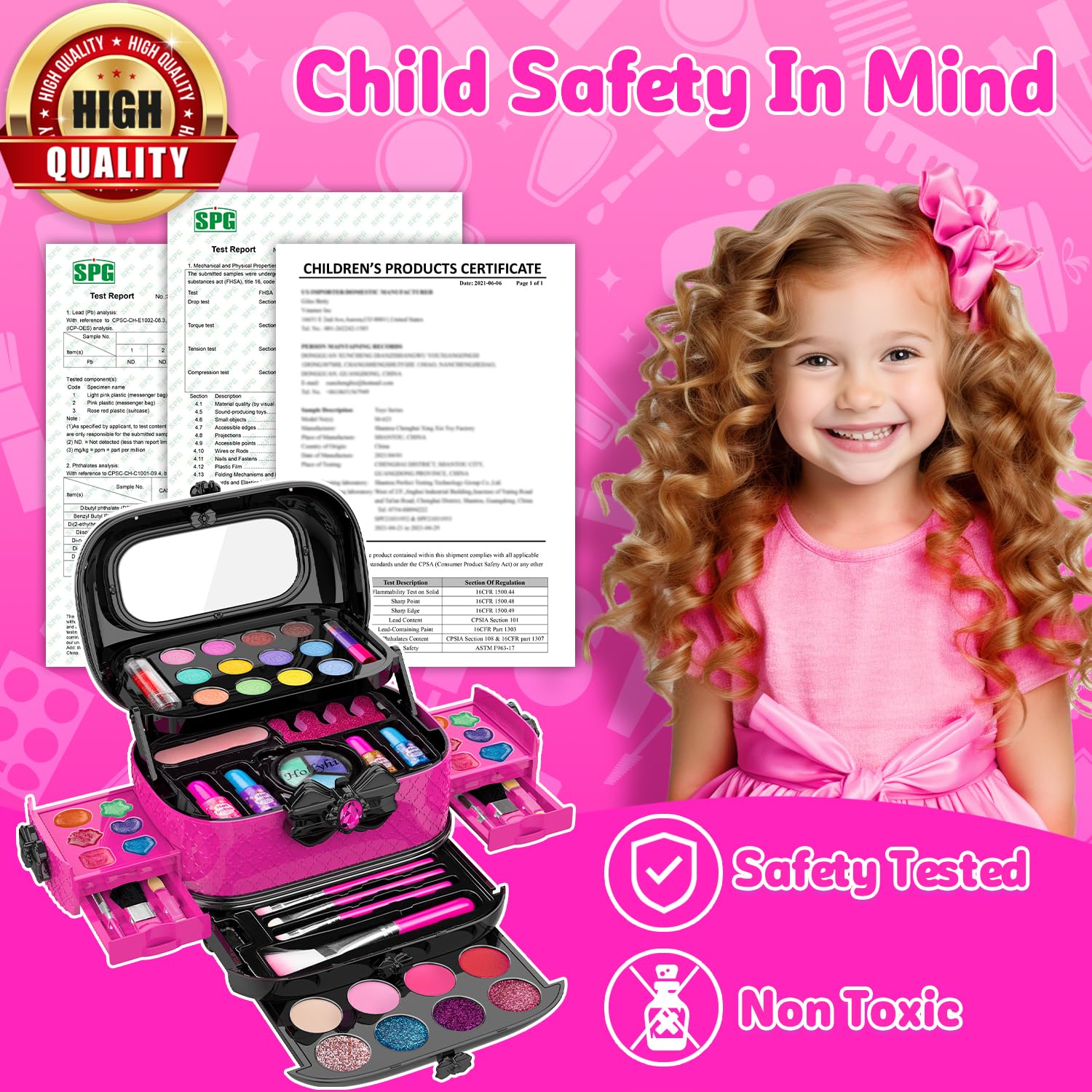 Hollyhi Rose makeup tutorial booklet guiding creative play and skill building.