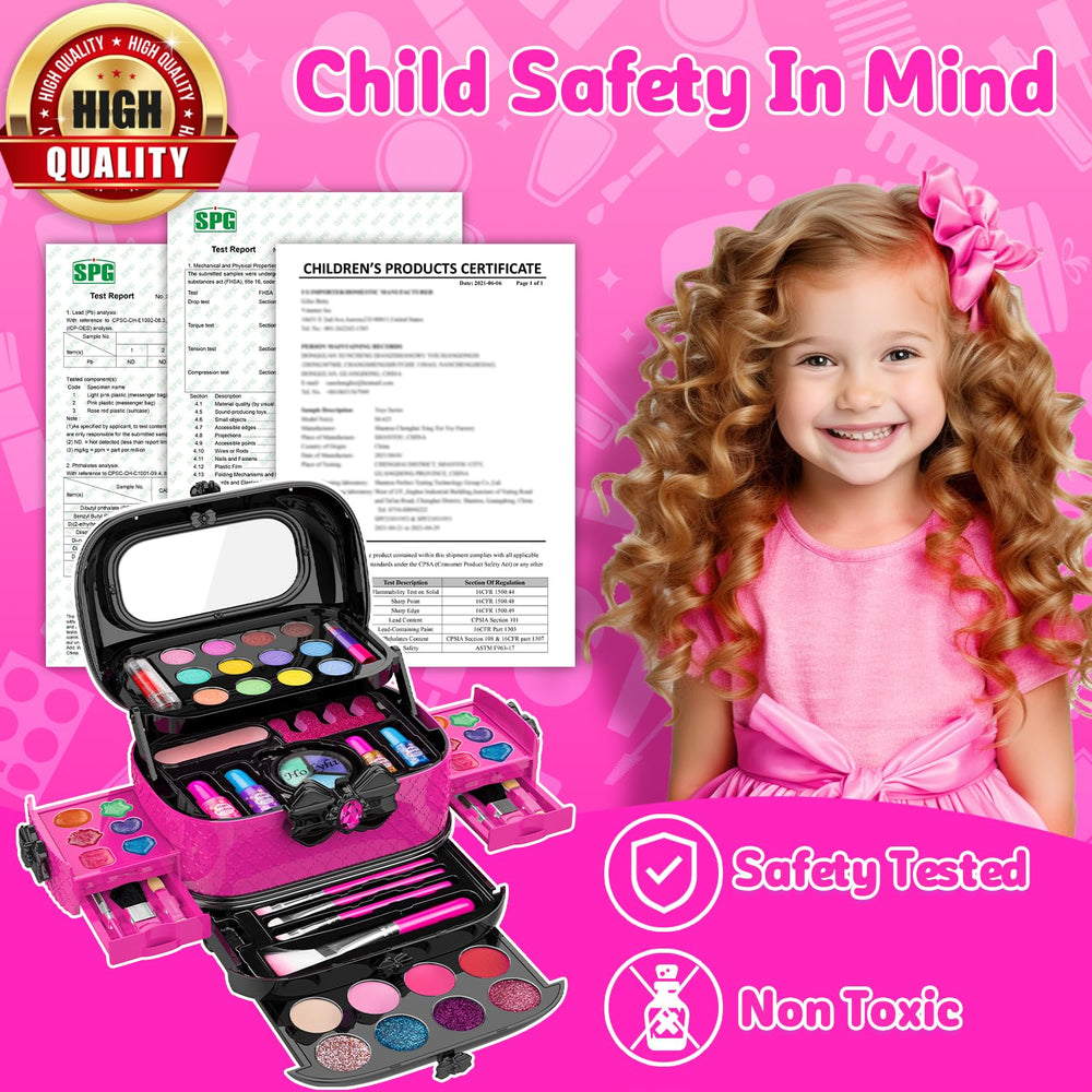 Hollyhi Rose makeup tutorial booklet guiding creative play and skill building.