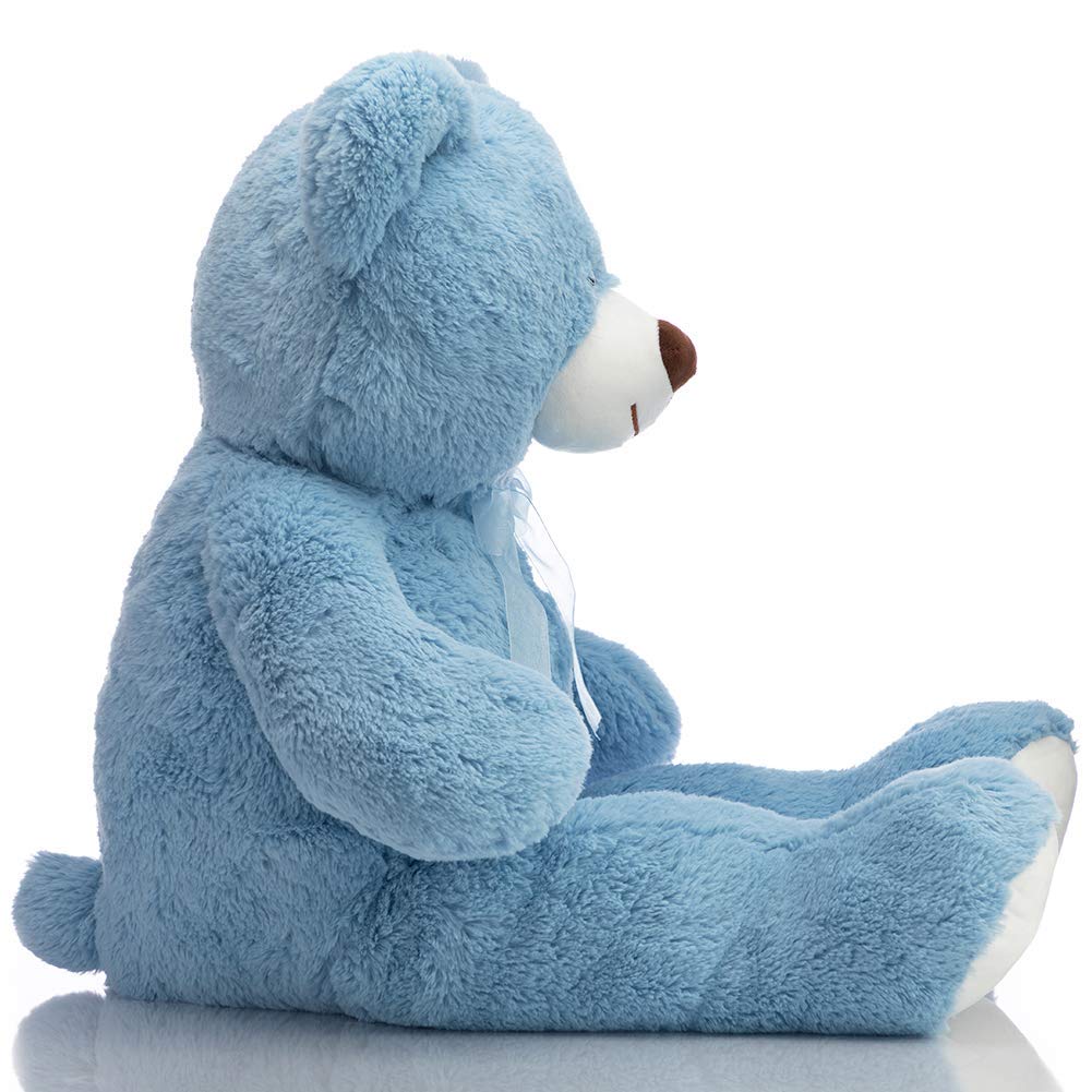 HollyHOME 36in blue teddy bear, comforting companion for loved ones.