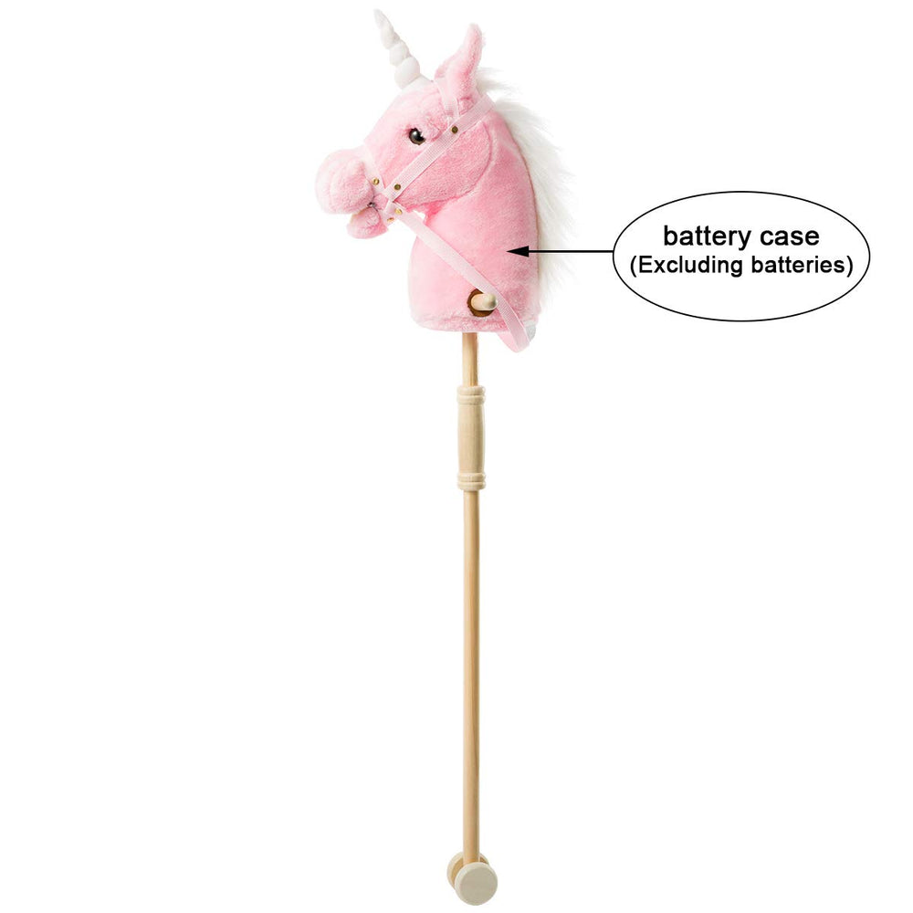 HollyHOME stick horse ears pressed to trigger neighing and galloping sounds