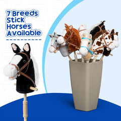 HollyHOME indoor-outdoor play-ready stick horse for versatile fun.